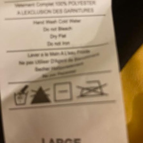 Men's Star Trek Rubies Large Gold Top - Picture 2 of 6